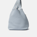 Hermès Picotin 33 Blue Clemence PHW