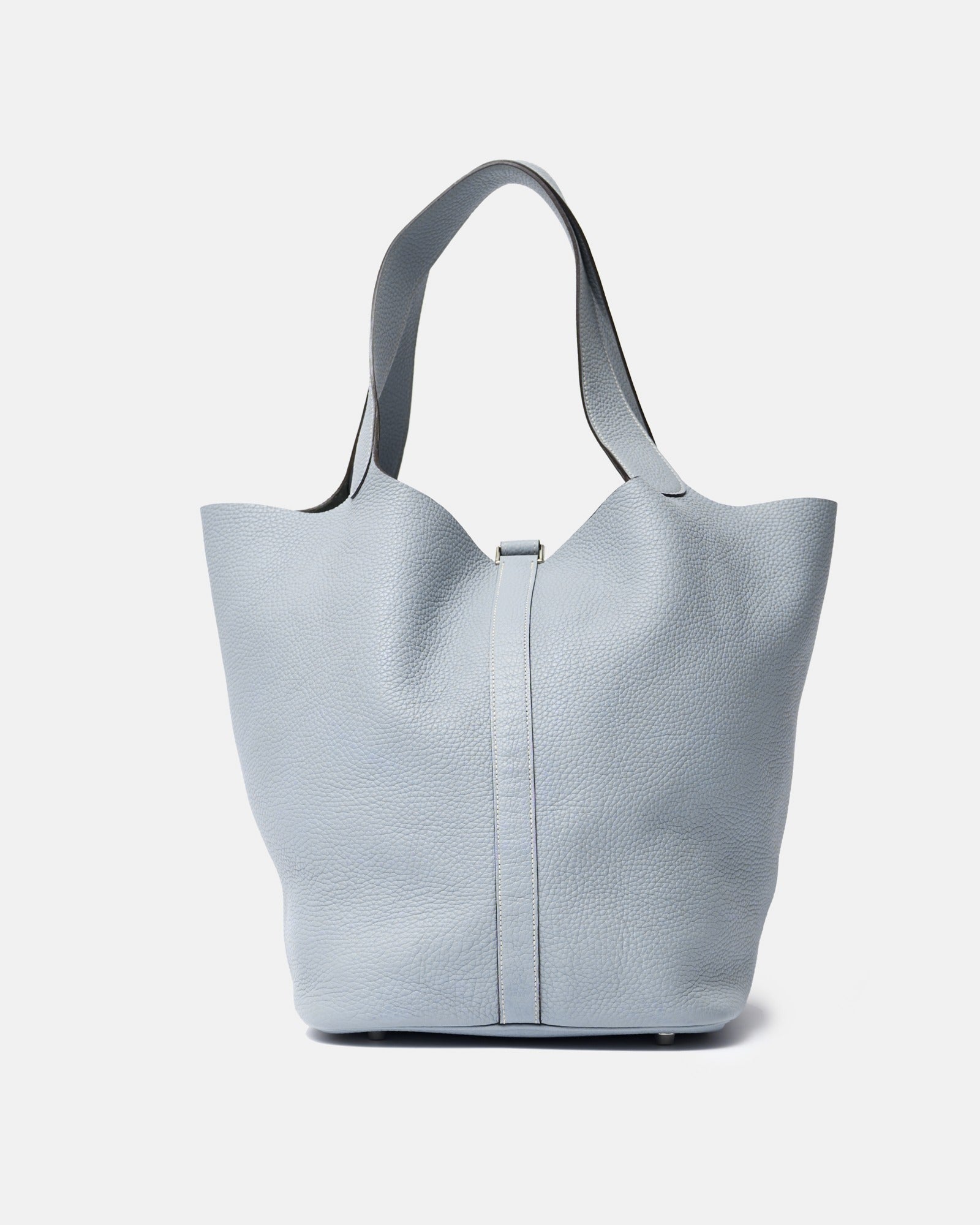 Hermès Picotin 33 Blue Clemence PHW