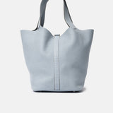 Hermès Picotin 33 Blue Clemence PHW