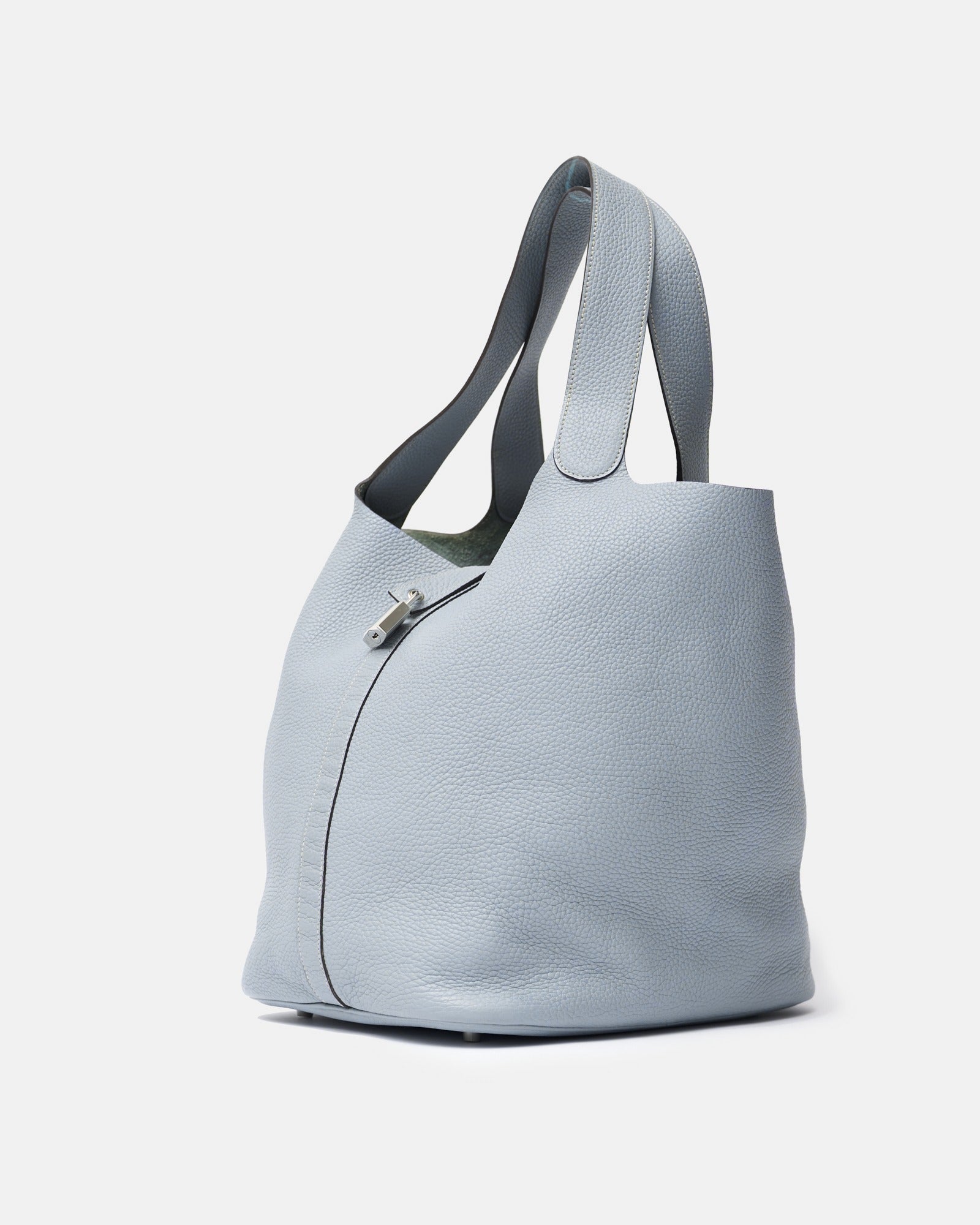 Hermès Picotin 33 Blue Clemence PHW