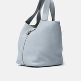 Hermès Picotin 33 Blue Clemence PHW