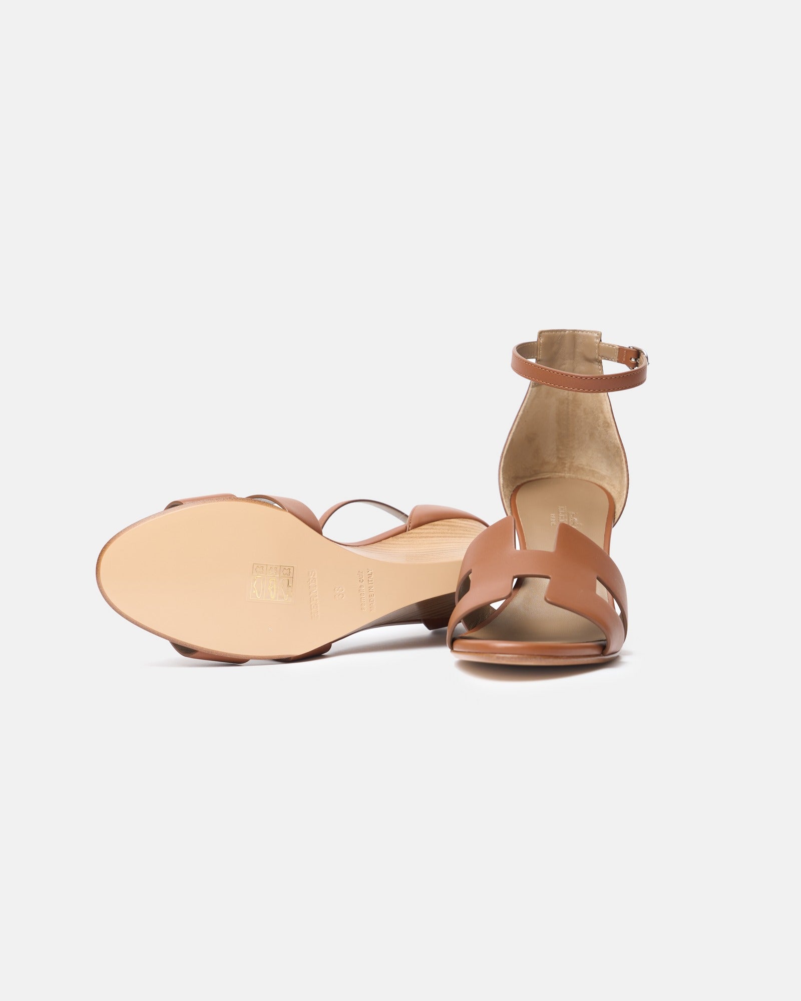 Hermès Legend Gold Sandals