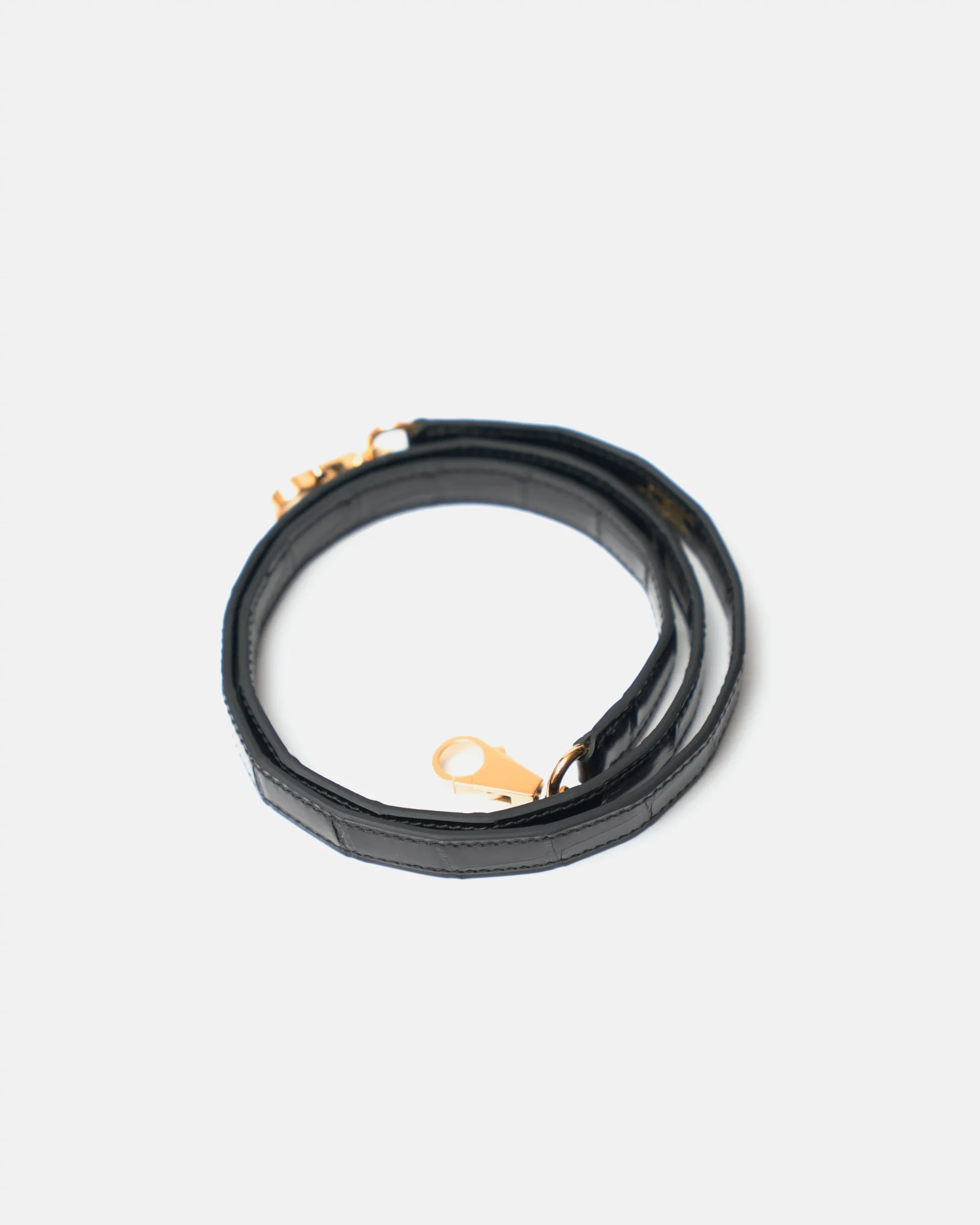 Hermès Kelly 25 Black Shiny Crocodile GHW