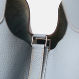 Hermès Picotin 33 Blue Clemence PHW