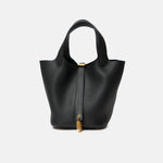 Hermès Picotin 18 Black Clemence Ghw