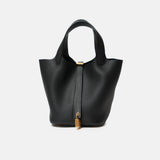 Hermès Picotin 18 Black Clemence Ghw