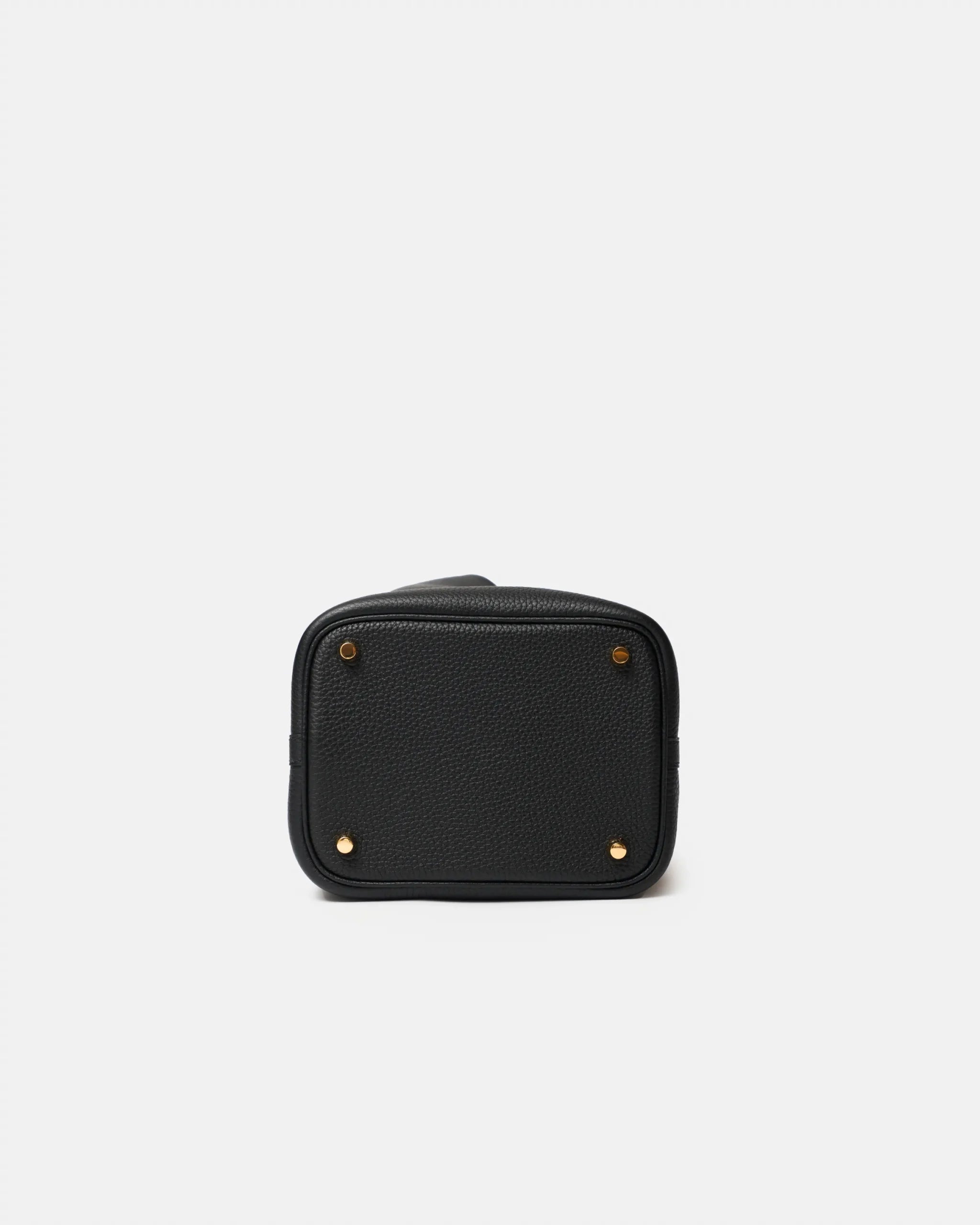 Hermès Picotin 18 Black Clemence Ghw