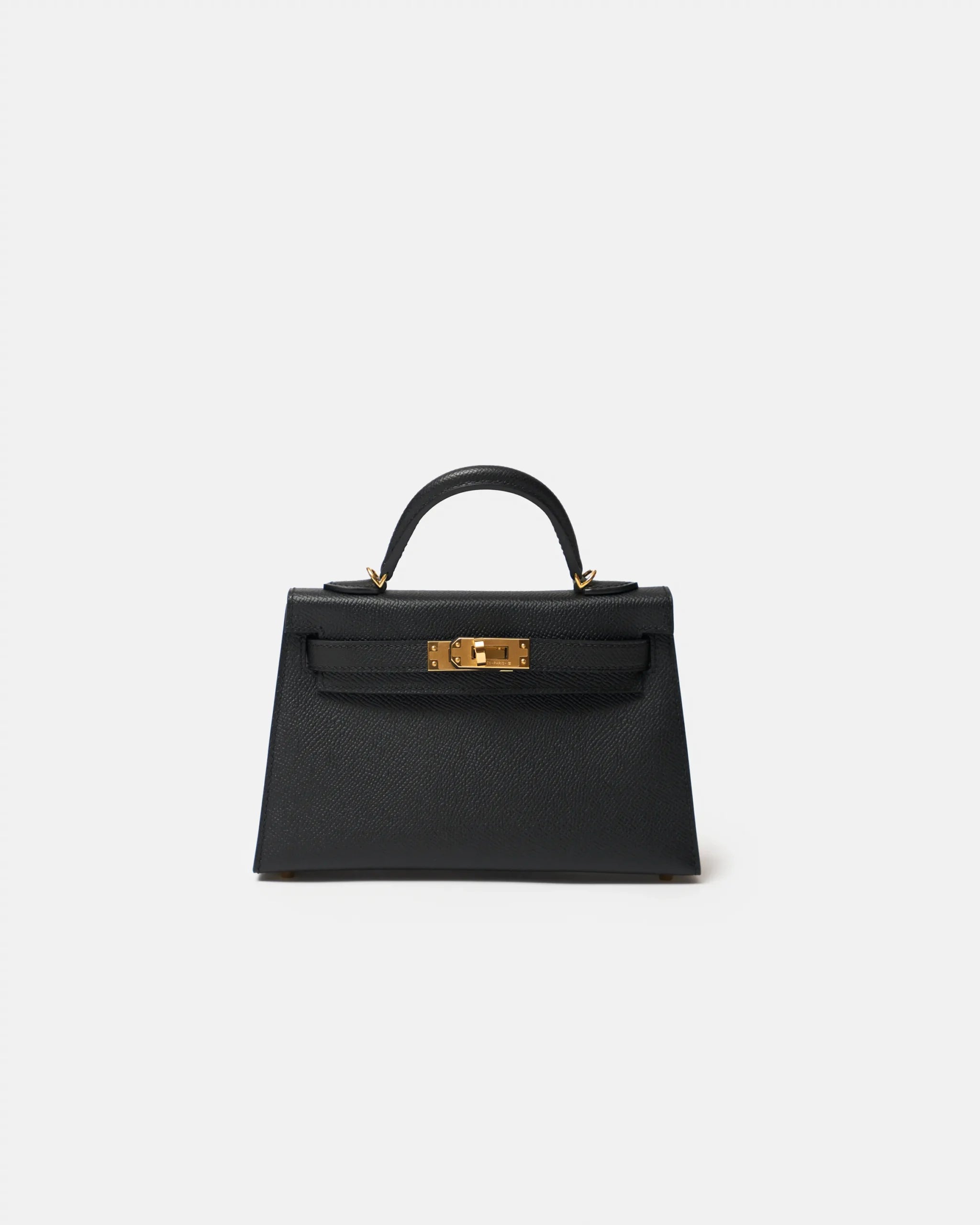Hermès Kelly 20 Black Epsom PHW