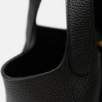 Hermès Picotin 18 Black Clemence Ghw