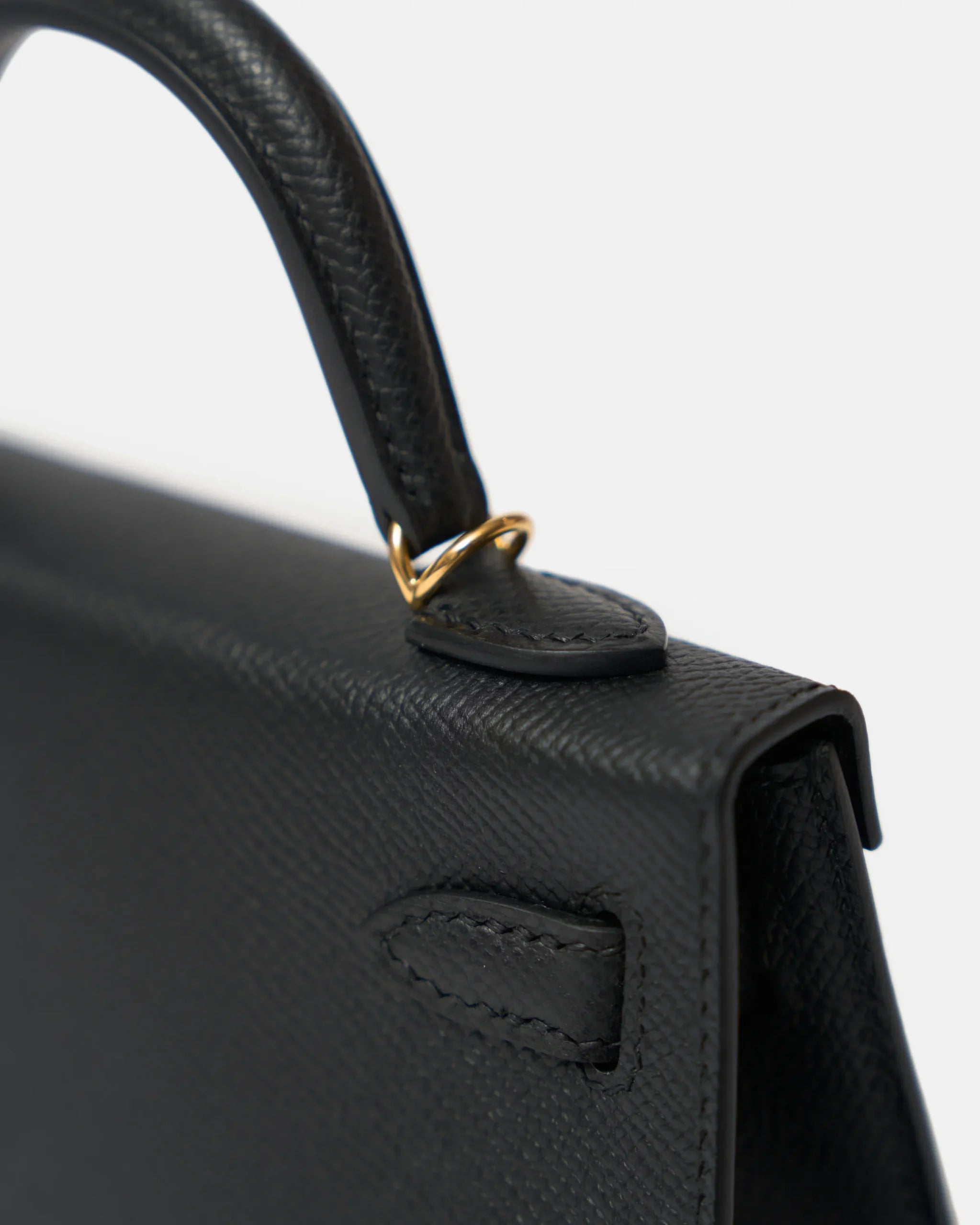 Hermès Kelly 20 Black Epsom PHW