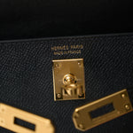 Hermès Kelly 20 Black Epsom PHW