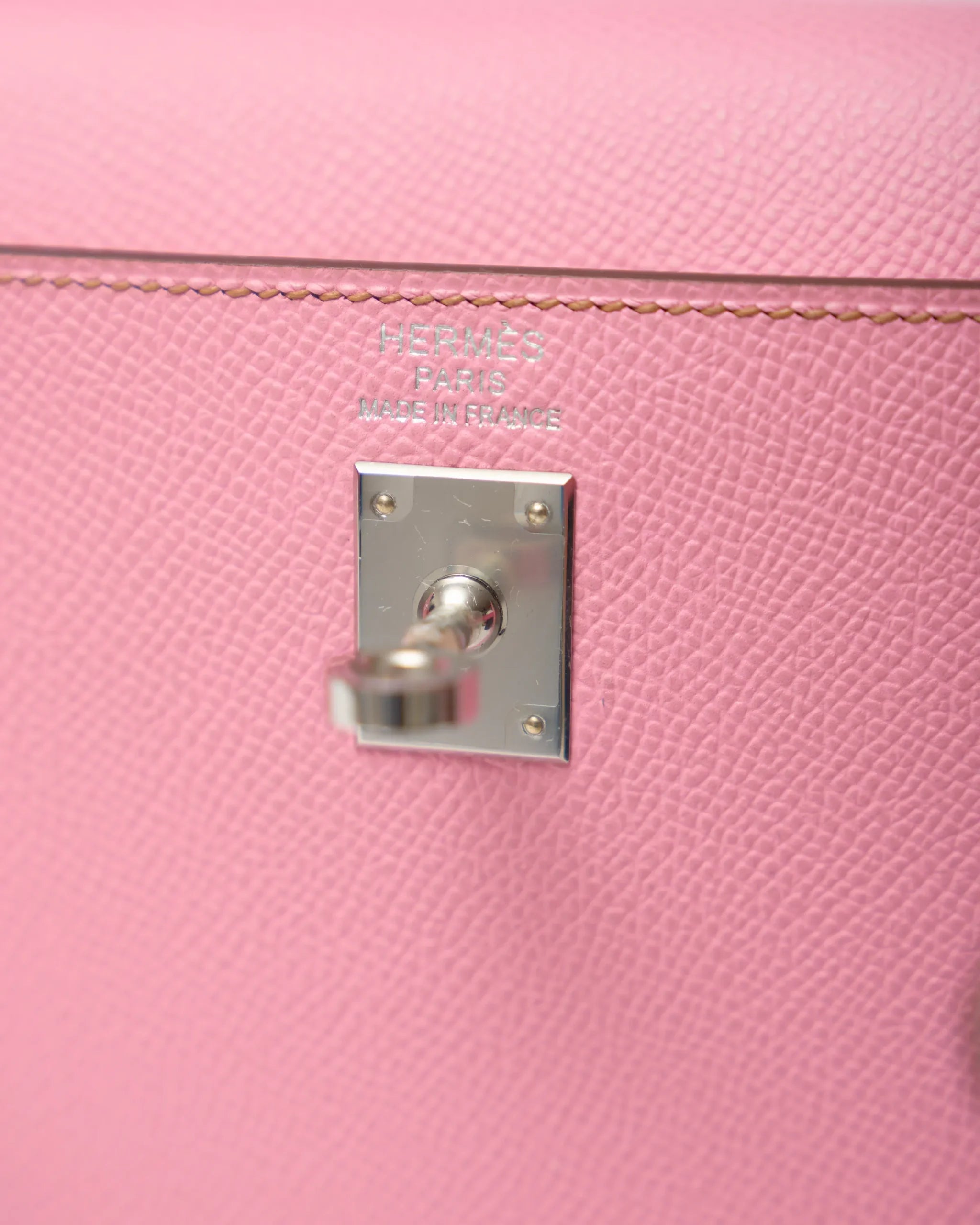 Hermès Kelly 20 bubblegum Epsom Phw