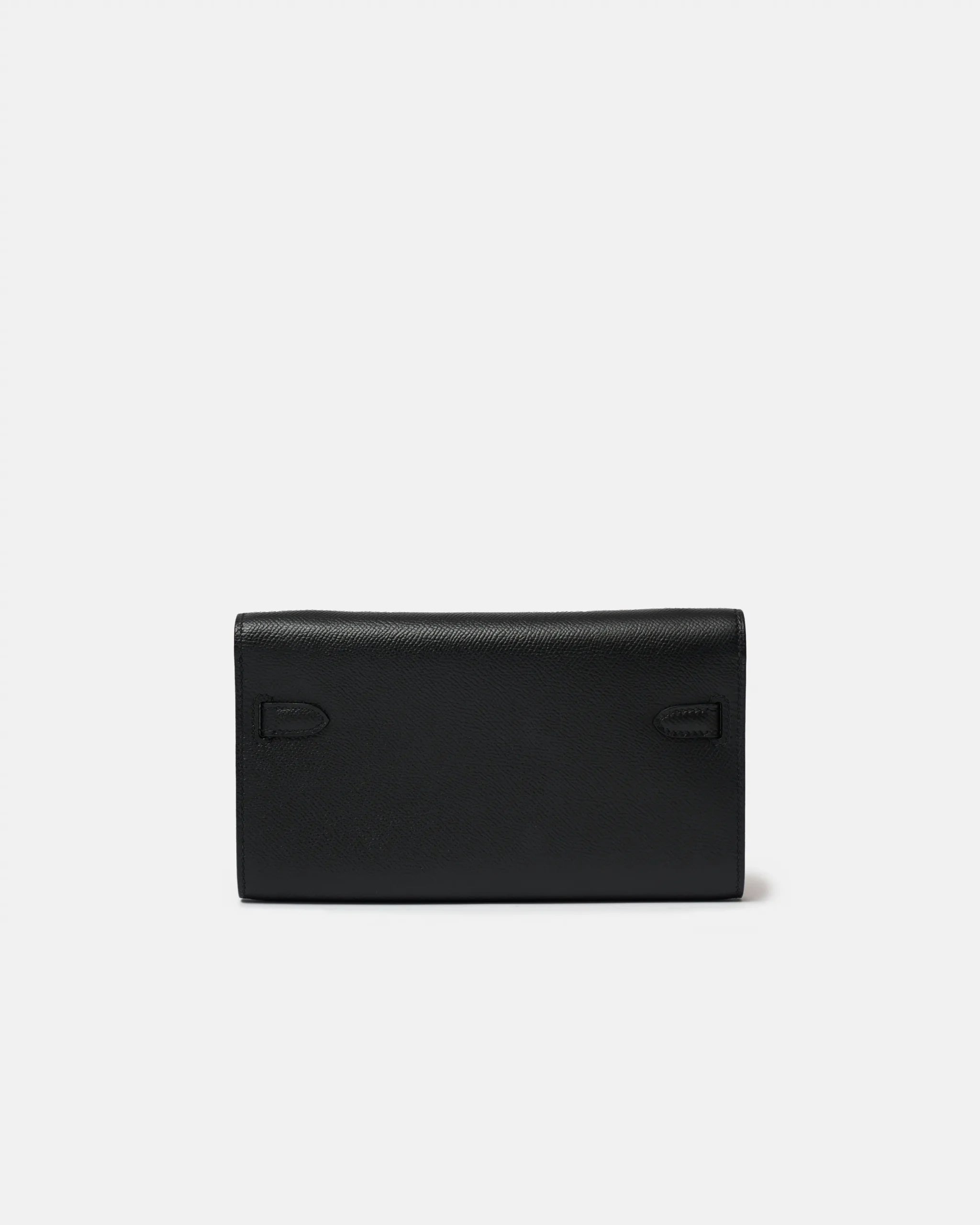 Hermès Kelly Classic Wallet To go Black Epsom GHW