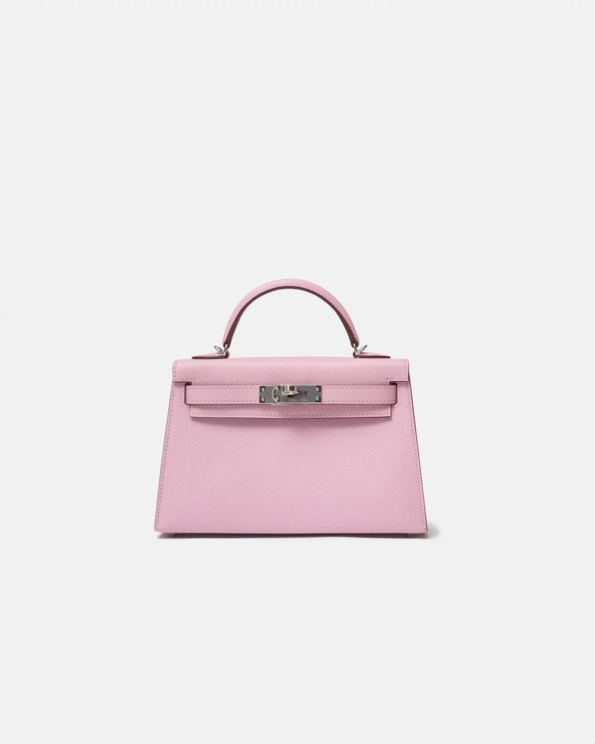 Hermès Mini Kelly 20 Mauve Sylvestre Epsom PHW