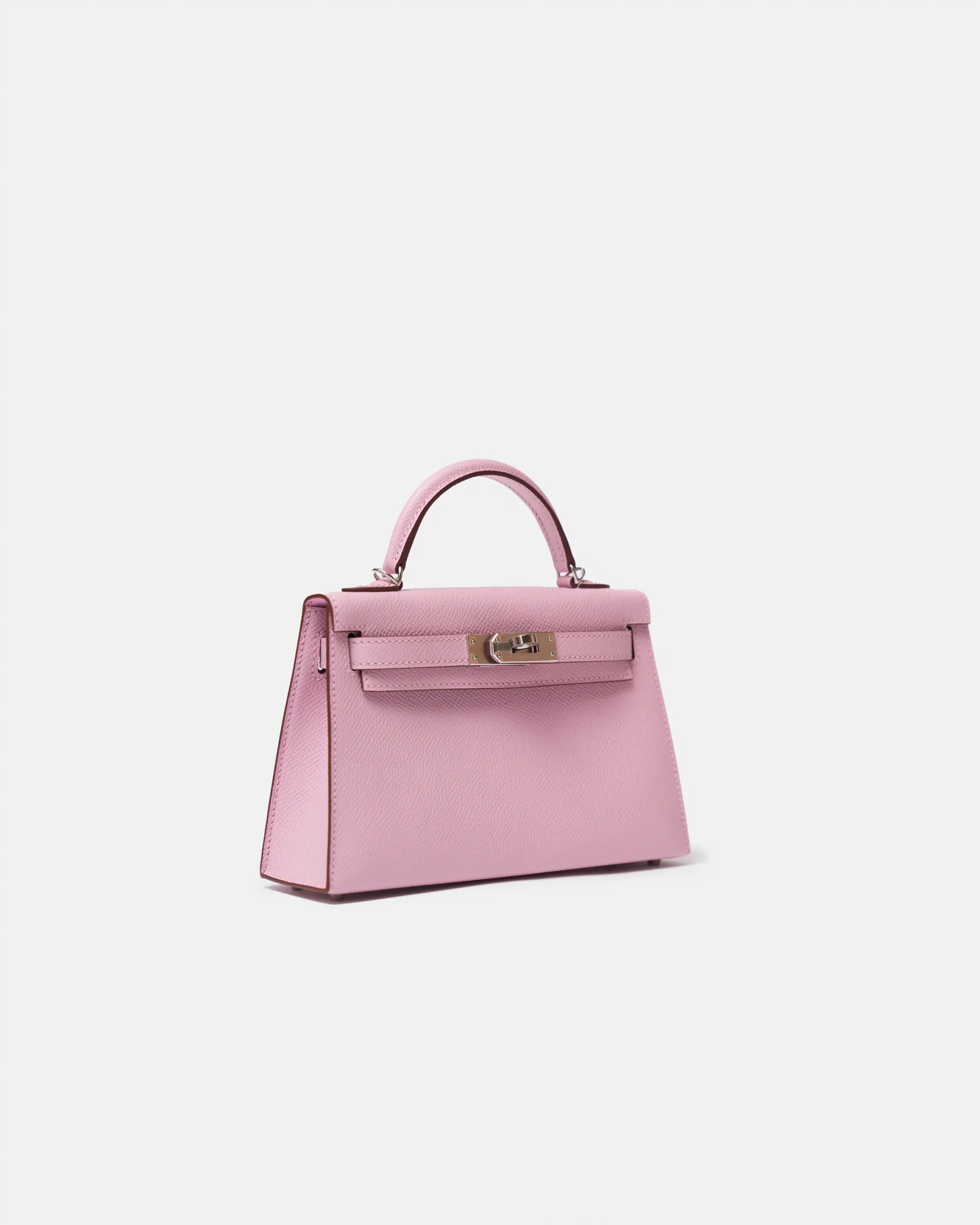 Hermès Mini Kelly 20 Mauve Sylvestre Epsom PHW