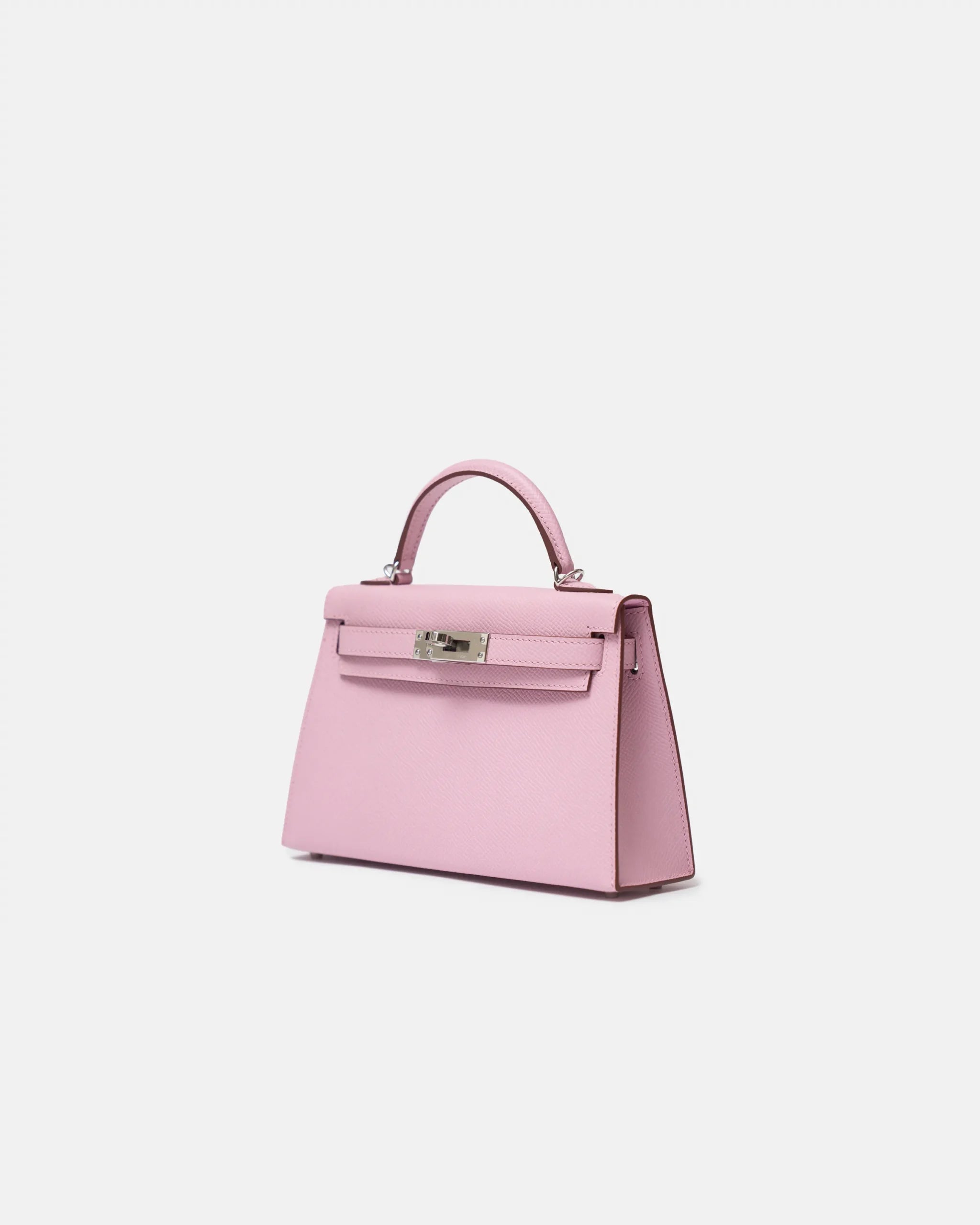 Hermès Mini Kelly 20 Mauve Sylvestre Epsom PHW