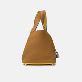 Hermès Picotin 18 Sesame Lime Clemence PHW
