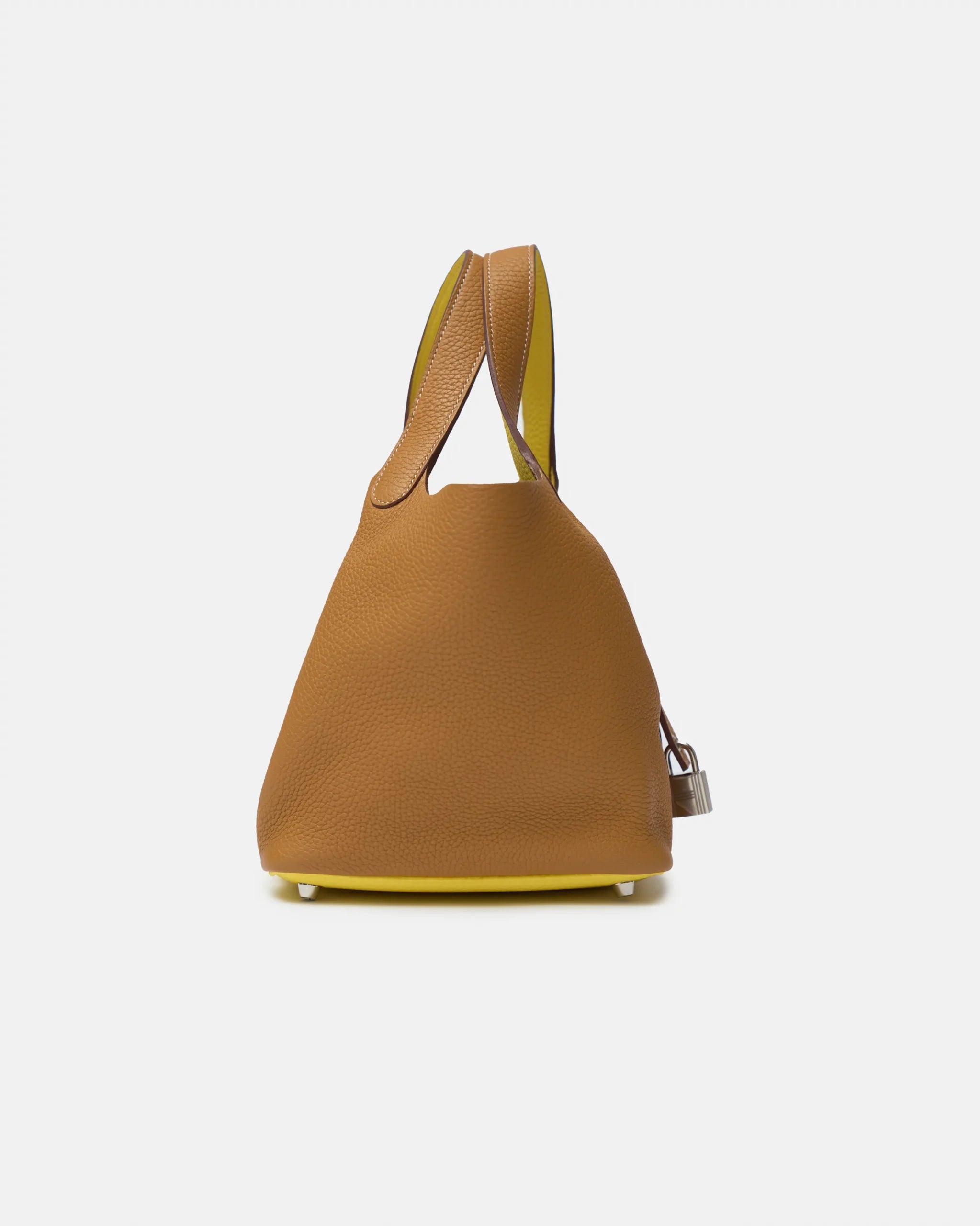 Hermès Picotin 18 Sesame Lime Clemence PHW