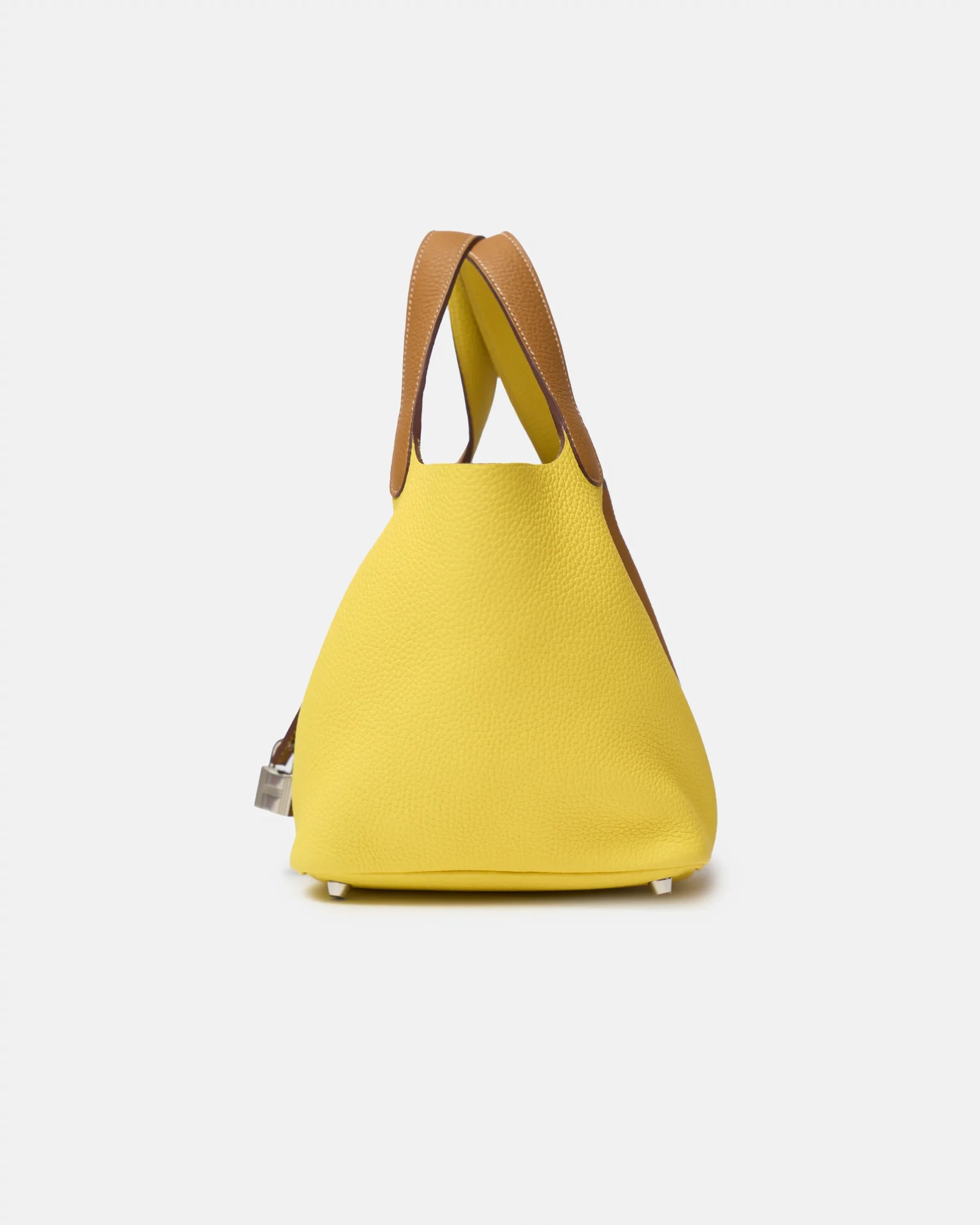 Hermès Picotin 18 Sesame Lime Clemence PHW
