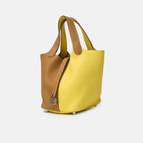 Hermès Picotin 18 Sesame Lime Clemence PHW