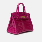 Hermès Birkin 30 Rose Scheherezade Crocodile GHW