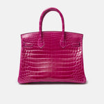 Hermès Birkin 30 Rose Scheherezade Crocodile GHW