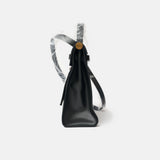 Hermès Herbag 31Black Toile H Berline Vache Hunter GHW