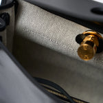 Hermès Herbag 31Black Toile H Berline Vache Hunter GHW