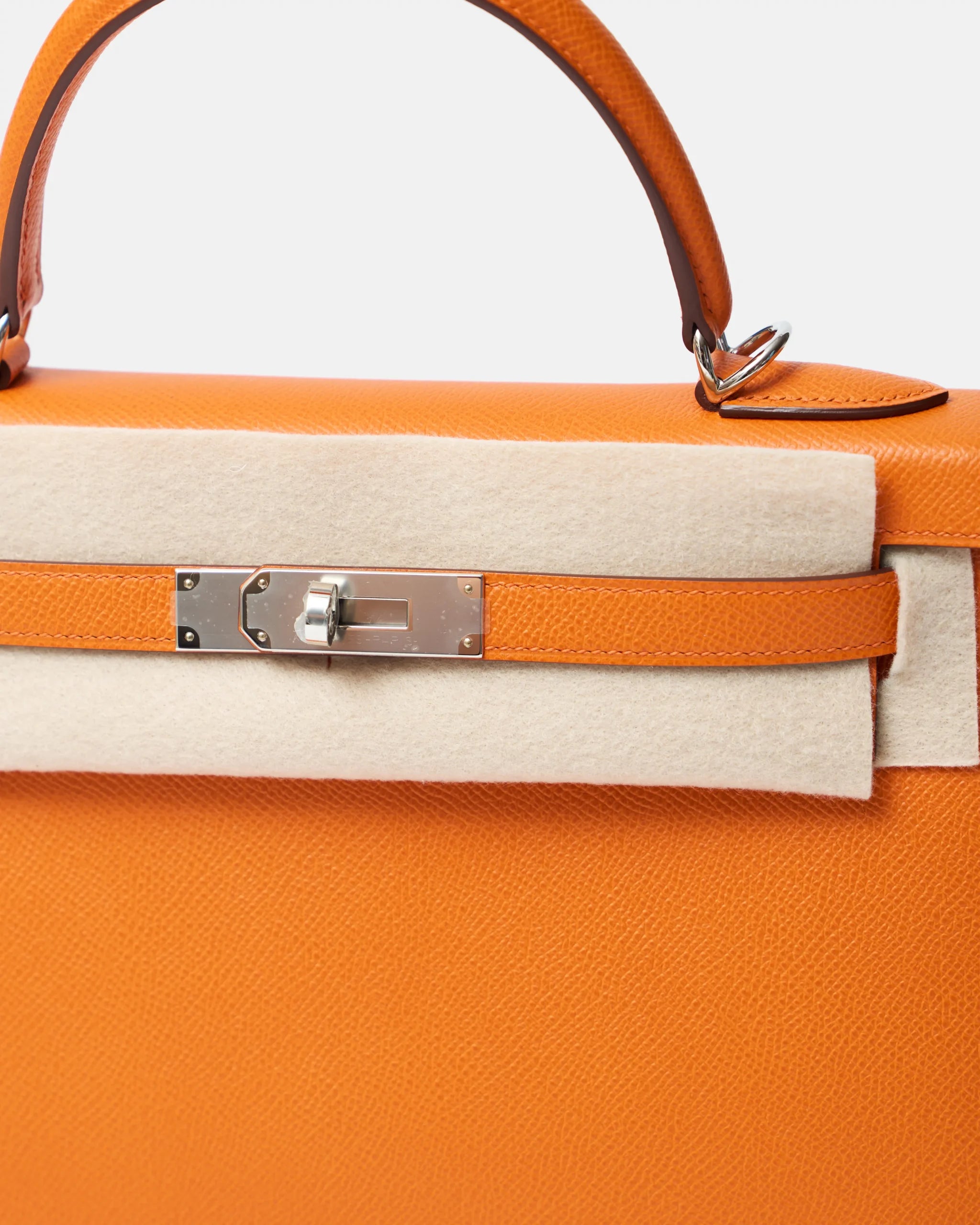 Hermès Kelly 28 Orange Epsom PHW