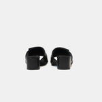 Hermès Candy Black Goatskin Ghw Sandals