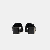 Hermès Candy Black Goatskin Ghw Sandals