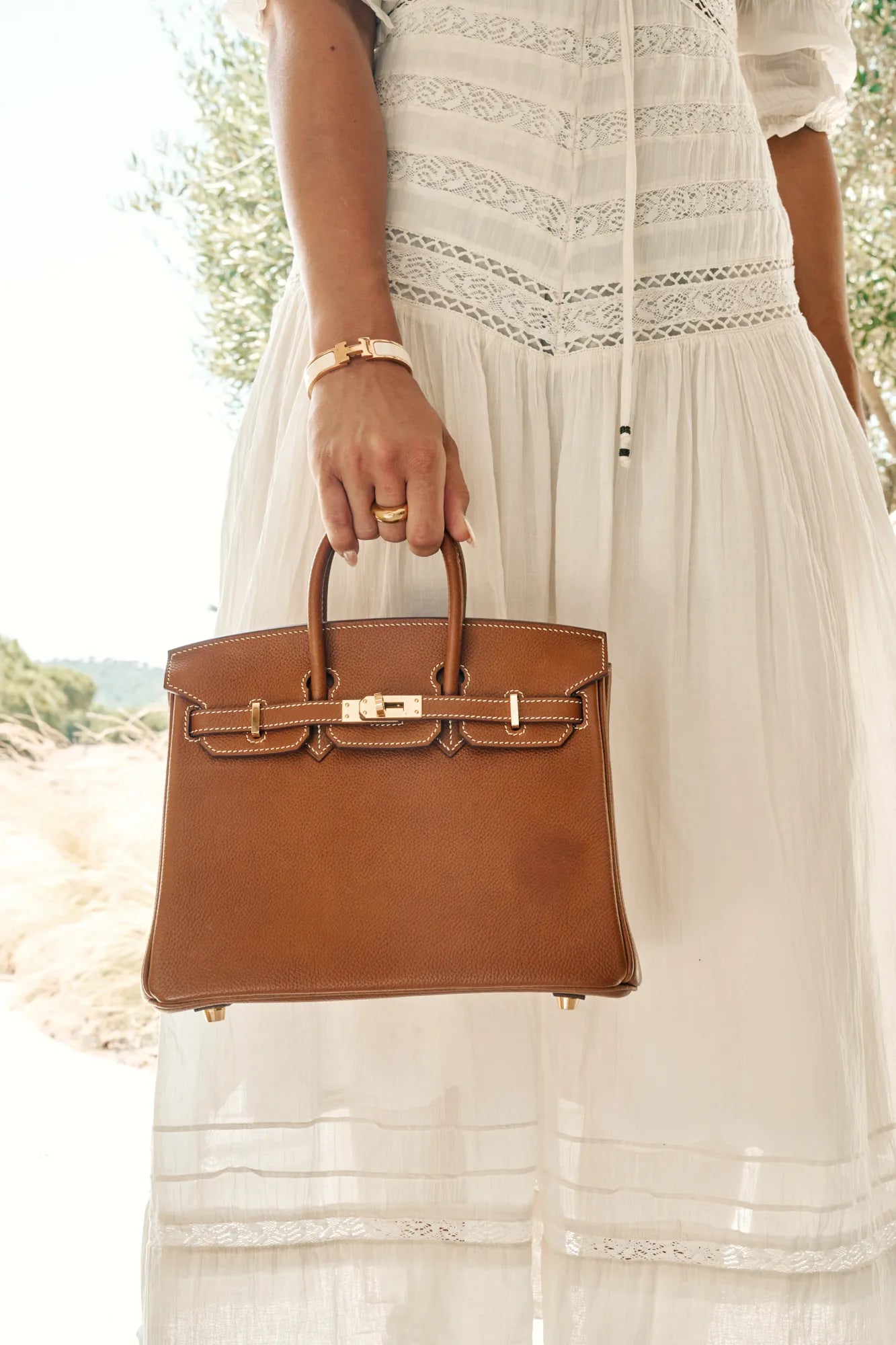 Hermès Birkin 25 Togo Gold Barenia GHW