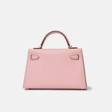 Hermès Mini Kelly 20 Rose Sakura Epsom GHW
