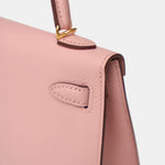 Hermès Mini Kelly 20 Rose Sakura Epsom GHW