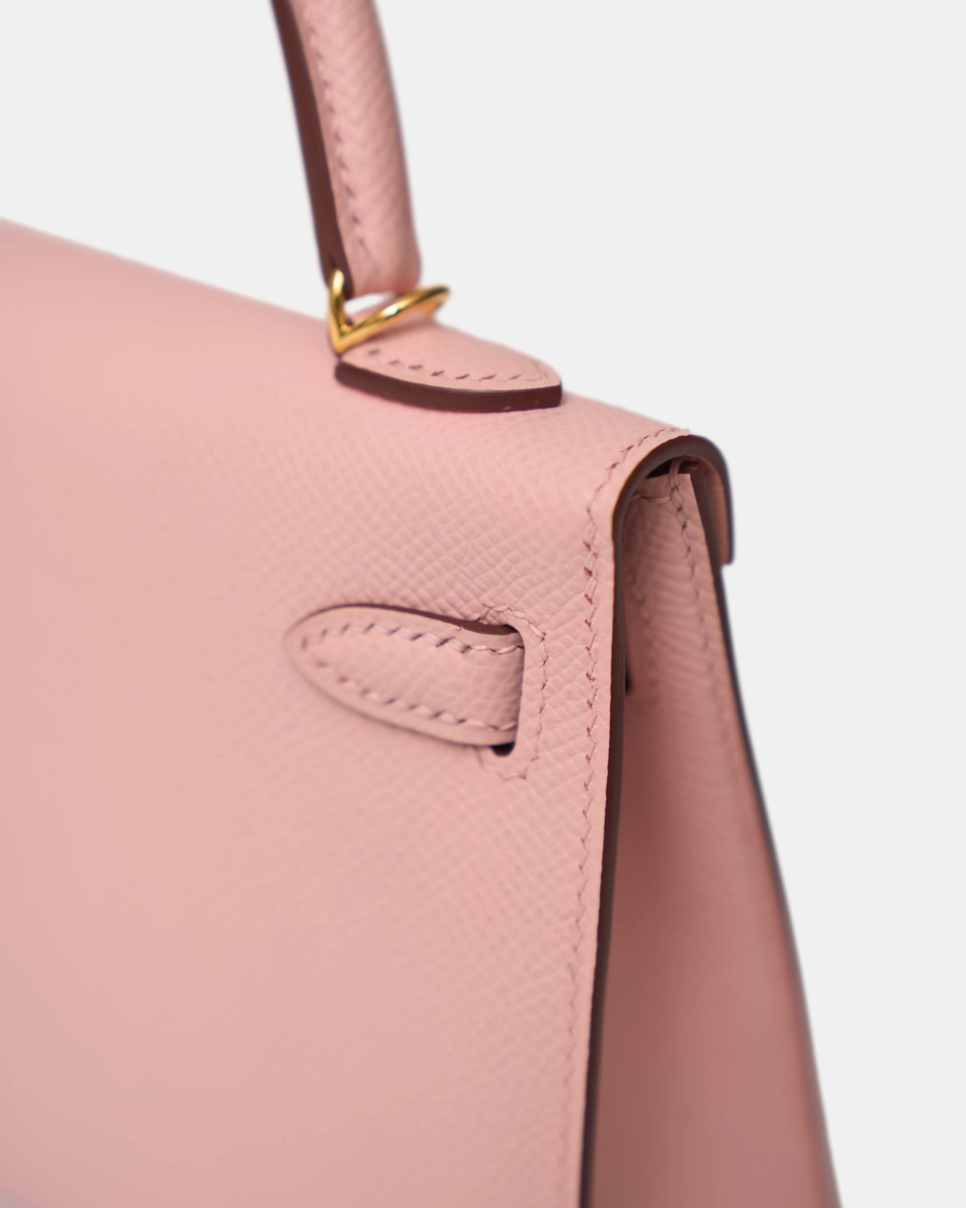 Hermès Mini Kelly 20 Rose Sakura Epsom GHW