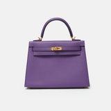 Hermès Kelly 25 Iris (Purple) Epsom GHW