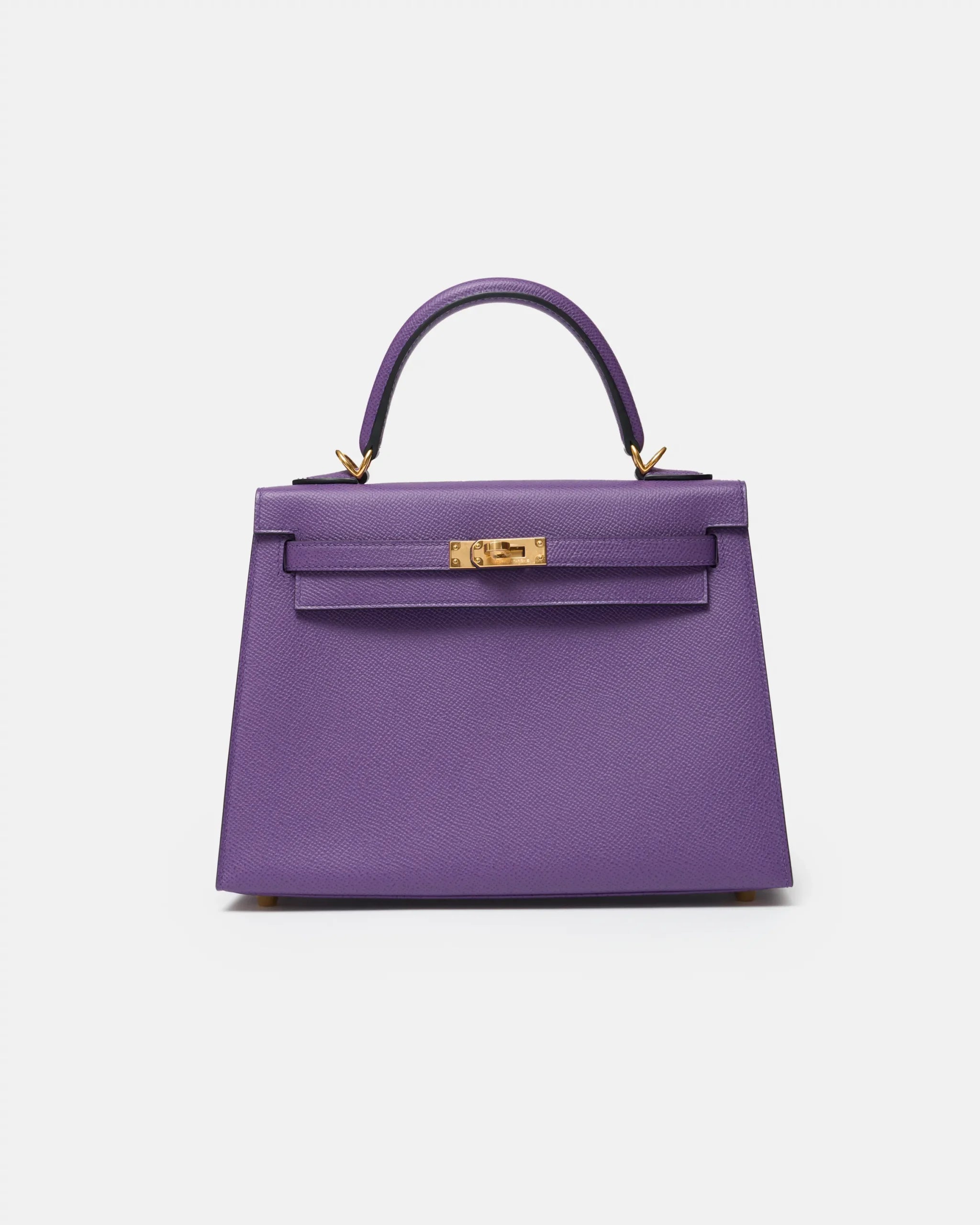 Hermès Kelly 25 Iris (Purple) Epsom GHW