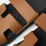 Hermès Chypre Naturel Calfskin Sandals Size 39