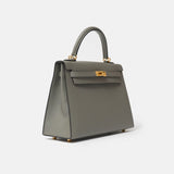Hermès Kelly 25 Gris Meyer Epsom GHW