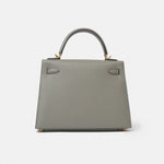 Hermès Kelly 25 Gris Meyer Epsom GHW
