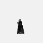 Hermès Kelly Pochette Black Shiny Alligator GHW