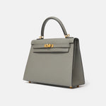 Hermès Kelly 25 Gris Meyer Epsom GHW