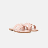 Hermès Oran Rose Pale Epsom Sandals