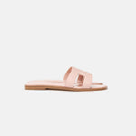 Hermès Oran Rose Pale Epsom Sandals