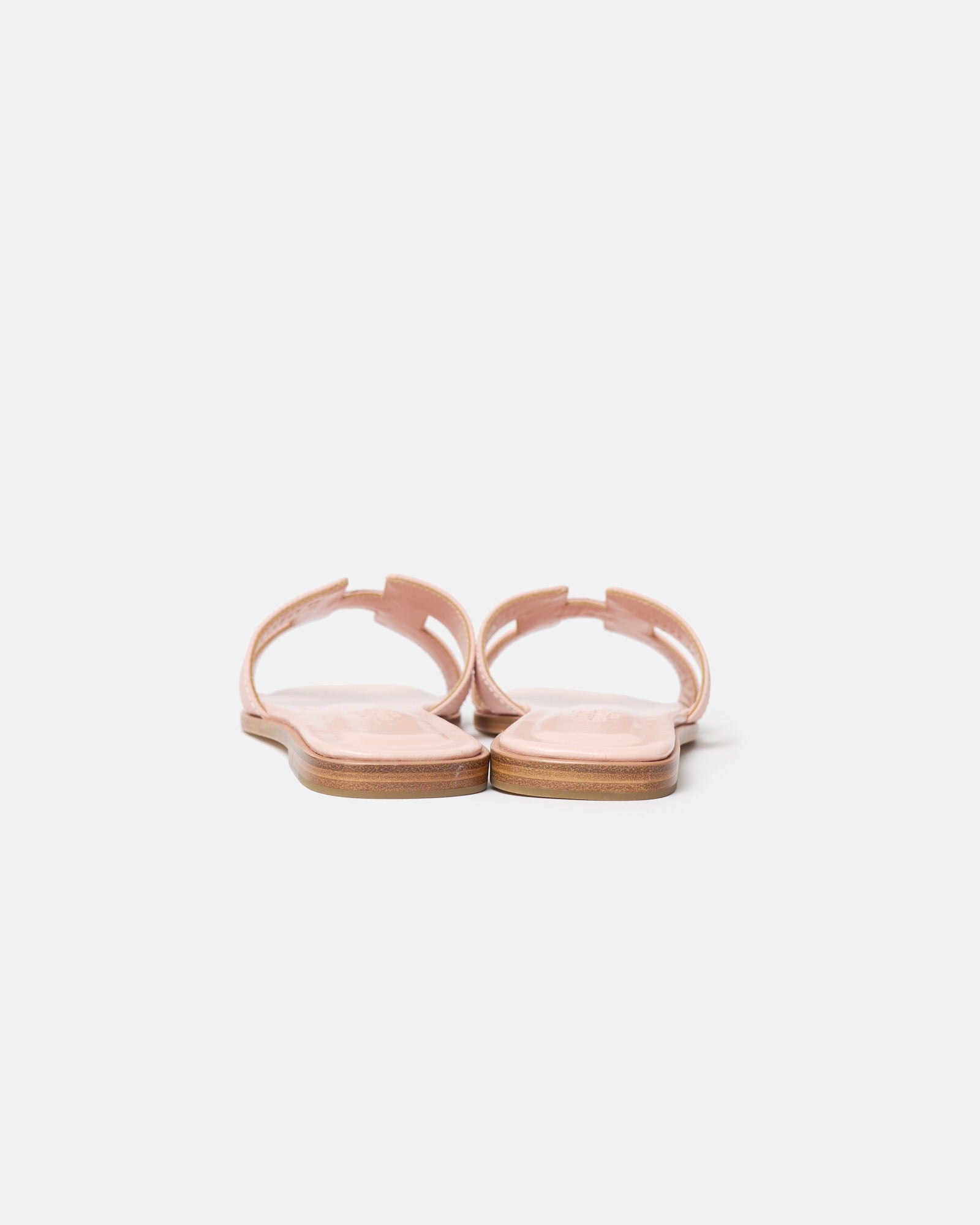 Hermès Oran Rose Pale Epsom Sandals