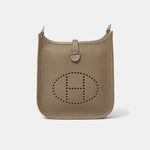 Hermes Mini Evelyne 16 EtoupeClemence PHW Navy Strap