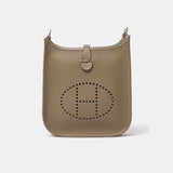 Hermes Mini Evelyne 16 EtoupeClemence PHW Navy Strap