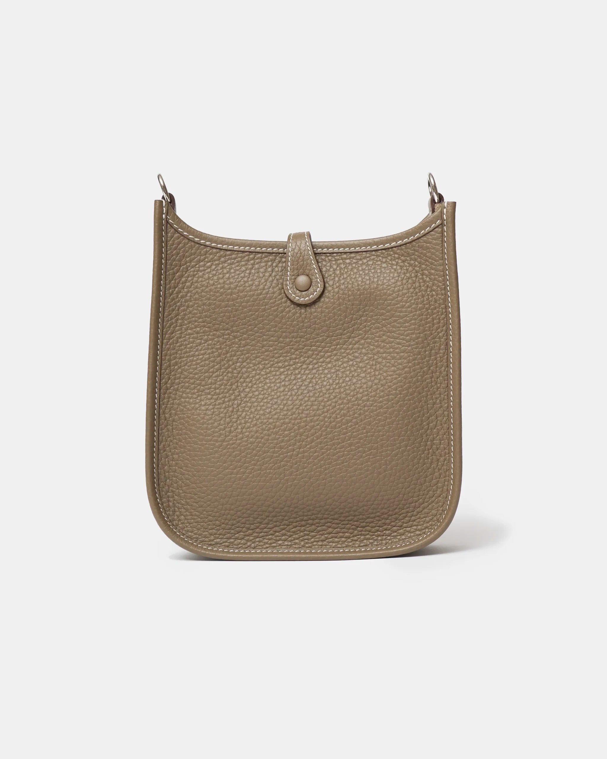 Hermes Mini Evelyne 16 EtoupeClemence PHW Navy Strap