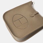 Hermes Mini Evelyne 16 EtoupeClemence PHW Navy Strap