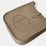 Hermes Mini Evelyne 16 EtoupeClemence PHW Navy Strap